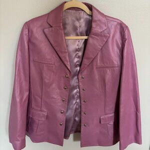 Pink Leather Jacket
